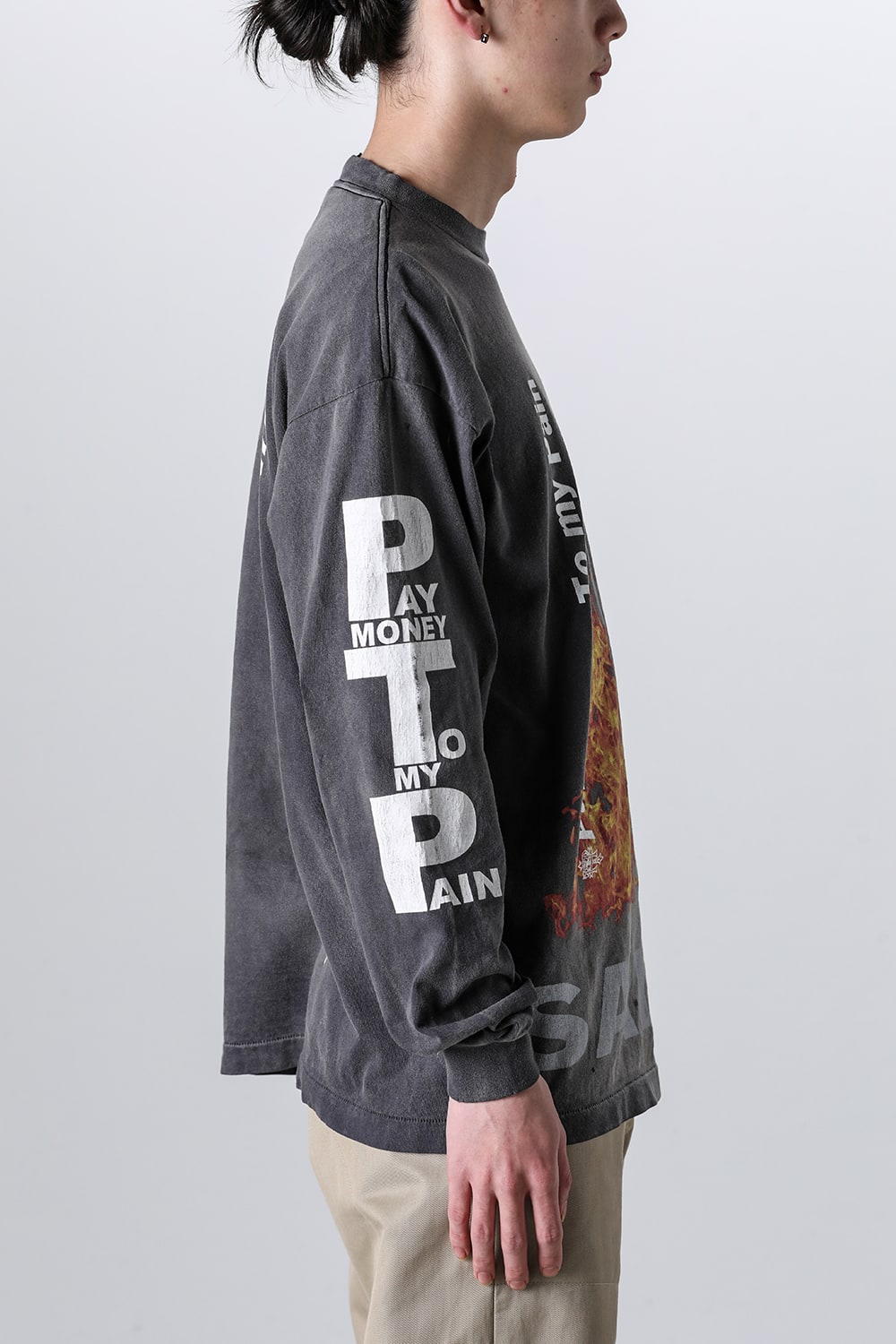 ペイ・マネー・トゥ・マイ ペイン × セントマイケル SR TO SS ロングスリーブTシャツ