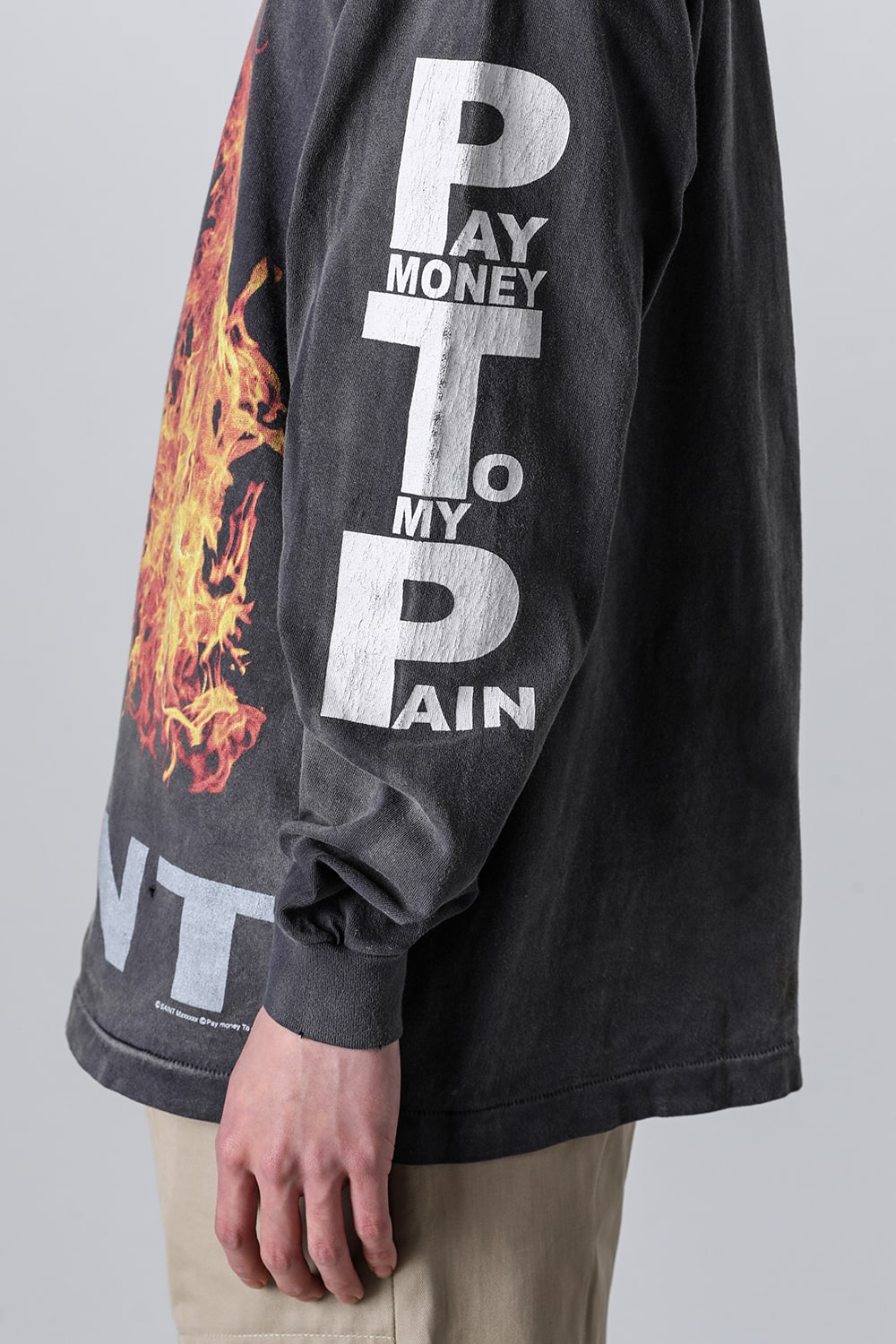 ペイ・マネー・トゥ・マイ ペイン × セントマイケル SR TO SS ロングスリーブTシャツ