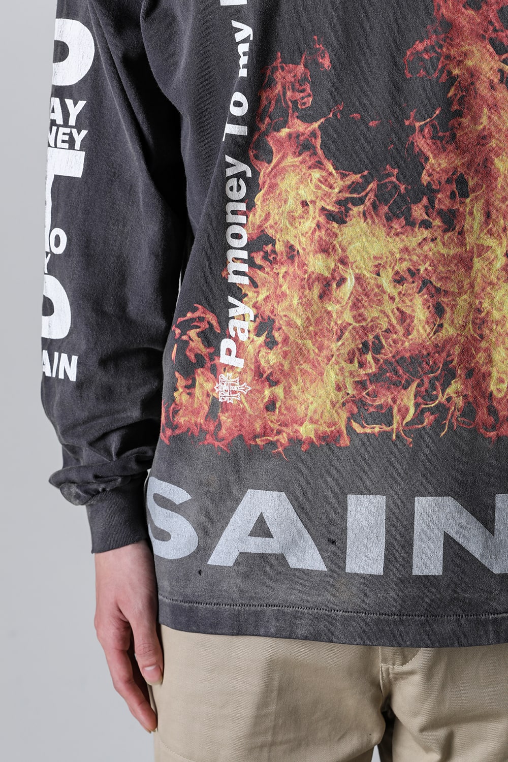 ペイ・マネー・トゥ・マイ ペイン × セントマイケル SR TO SS ロングスリーブTシャツ