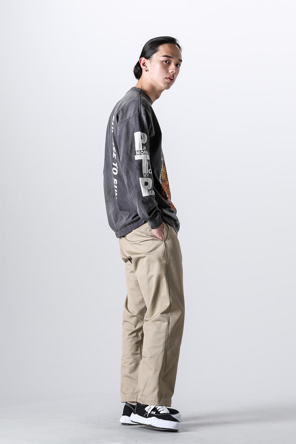 ペイ・マネー・トゥ・マイ ペイン × セントマイケル SR TO SS ロングスリーブTシャツ