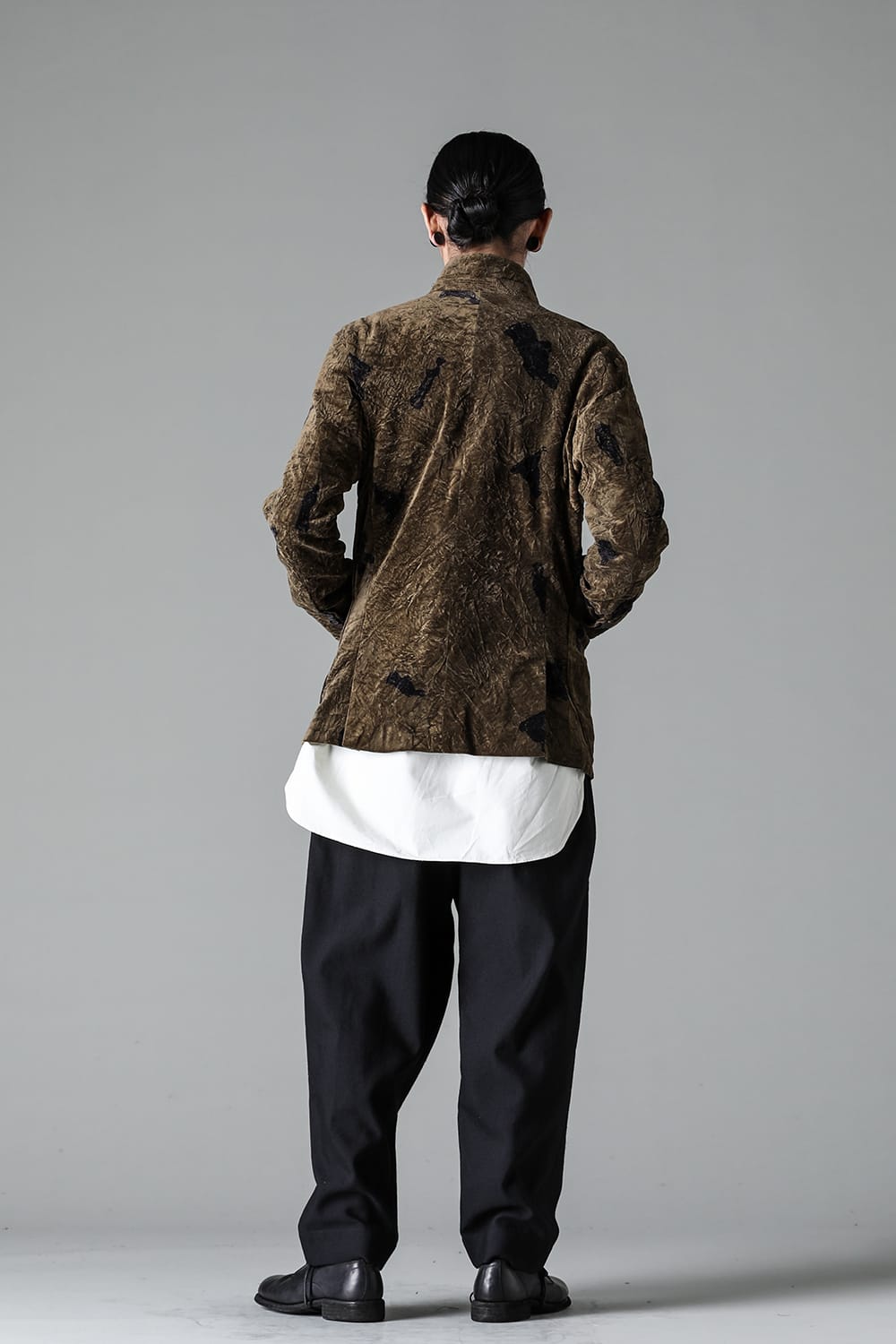 プリーテッド テーパード トラウザーズ