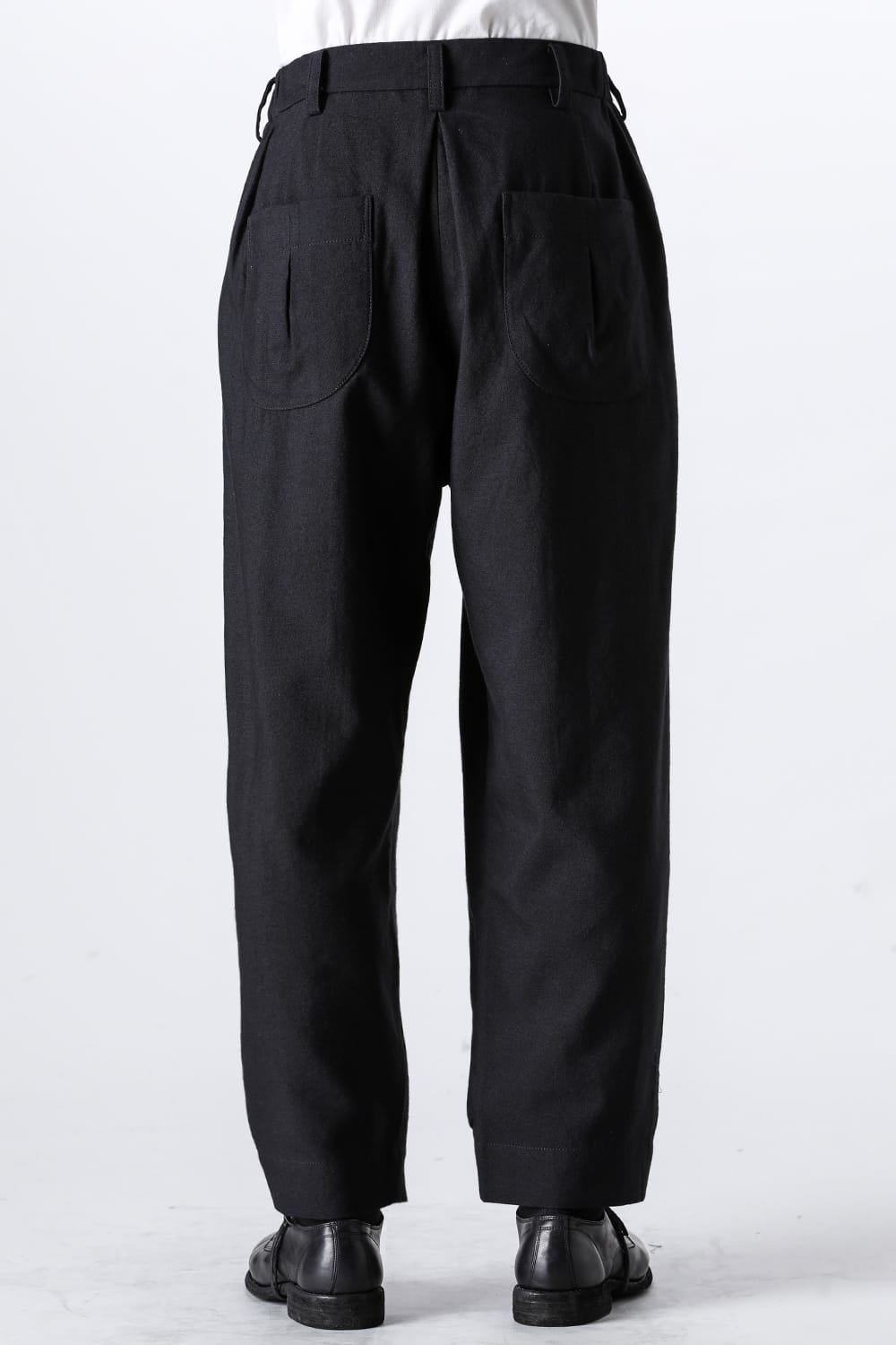 プリーテッド テーパード トラウザーズ