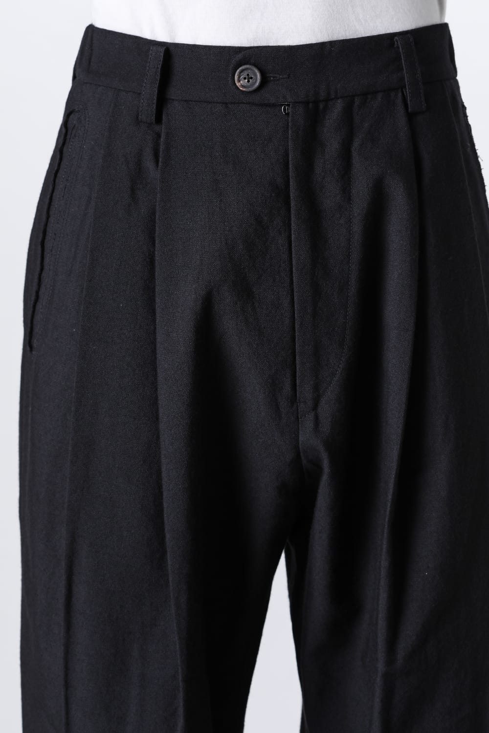 プリーテッド テーパード トラウザーズ