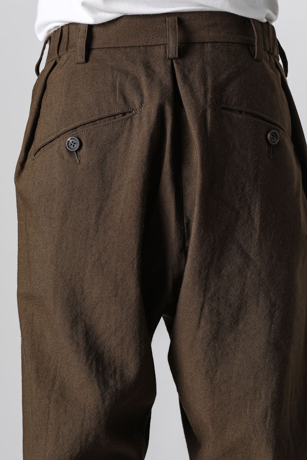 Tapered Drop Crotch Pants