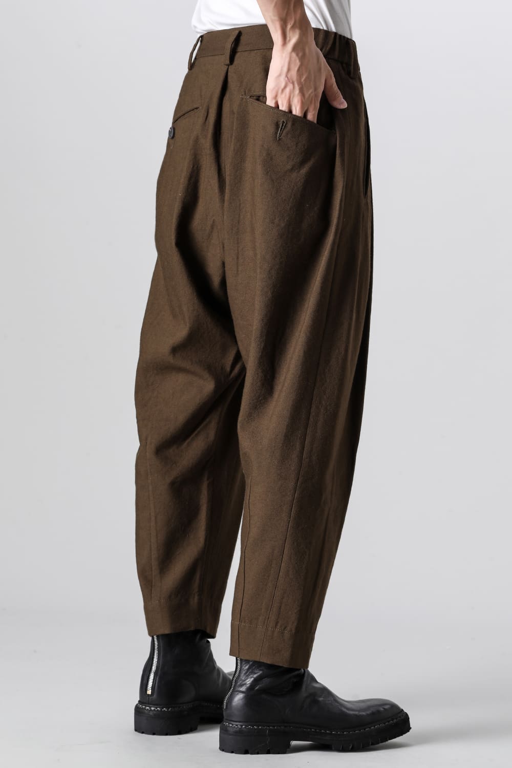 Tapered Drop Crotch Pants