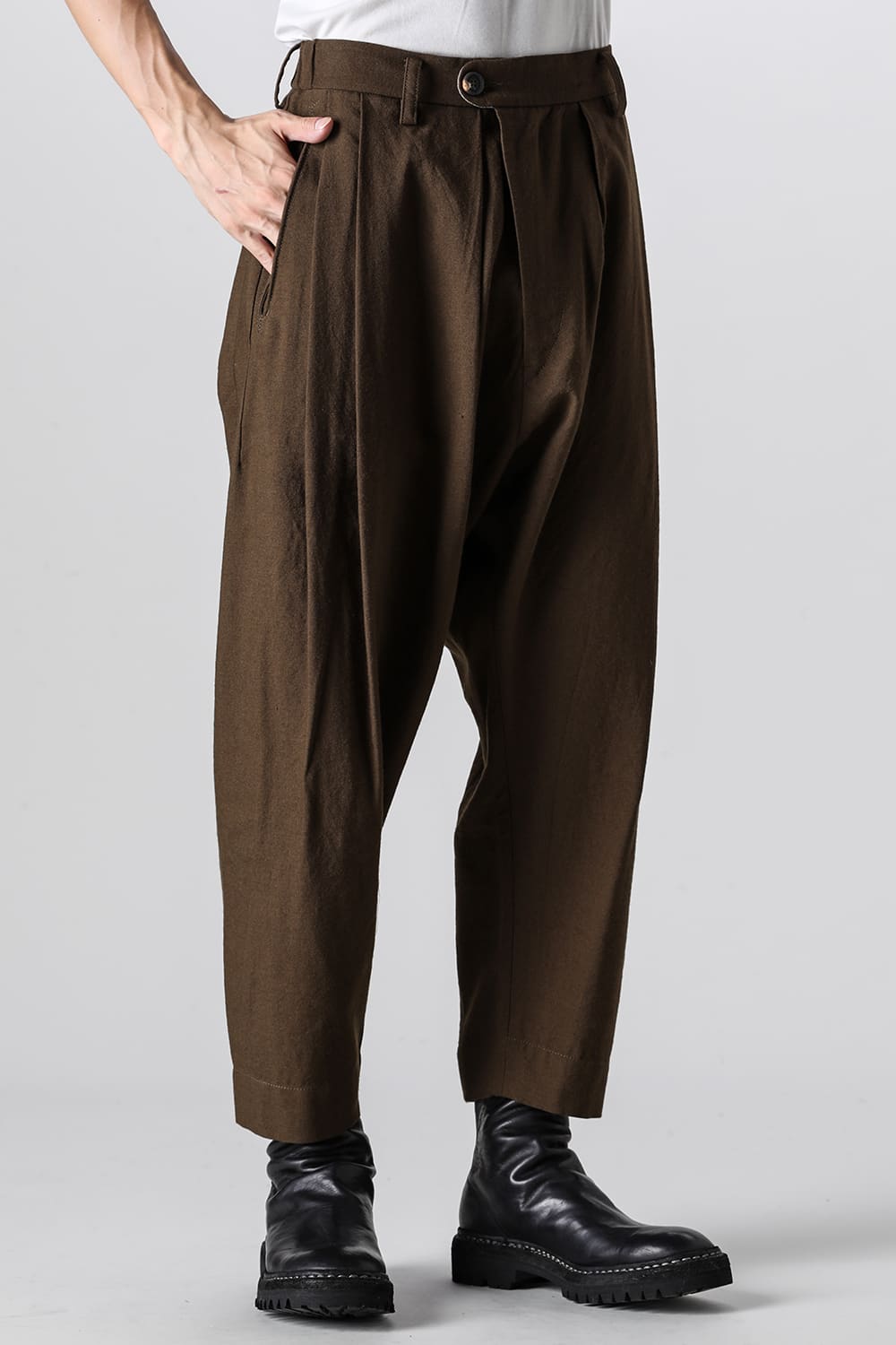 Tapered Drop Crotch Pants