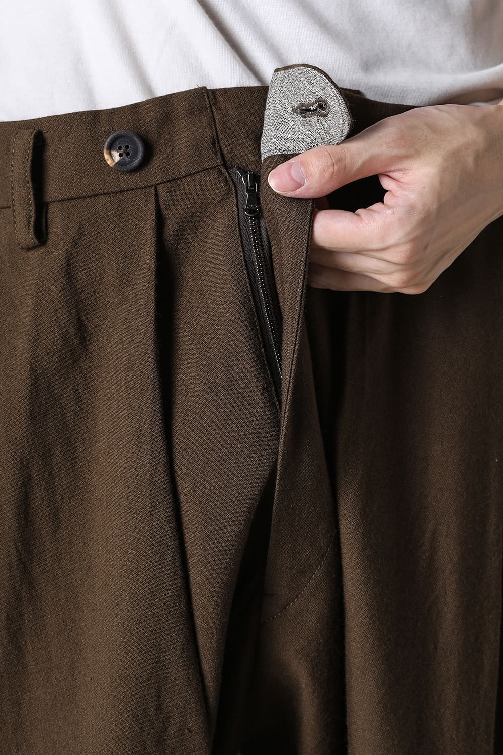 Tapered Drop Crotch Pants