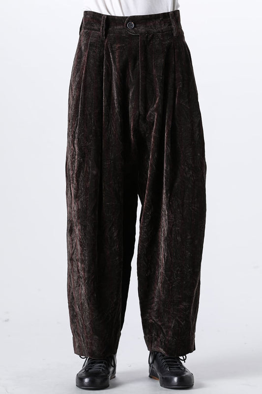 Pleated Drop Crotch Trousers