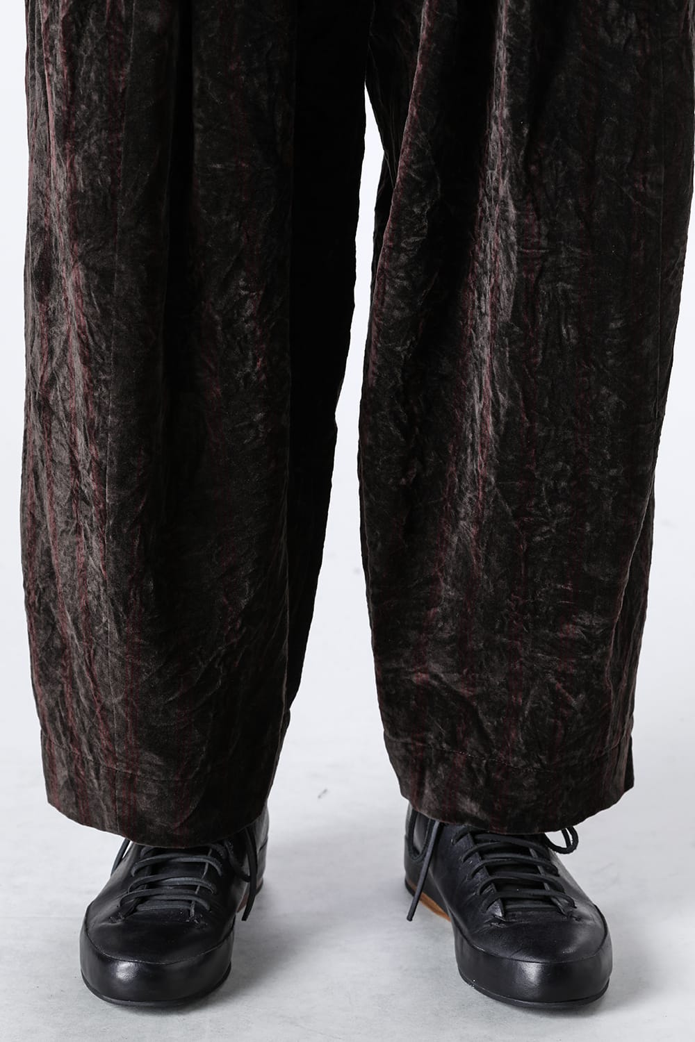 Pleated Drop Crotch Trousers