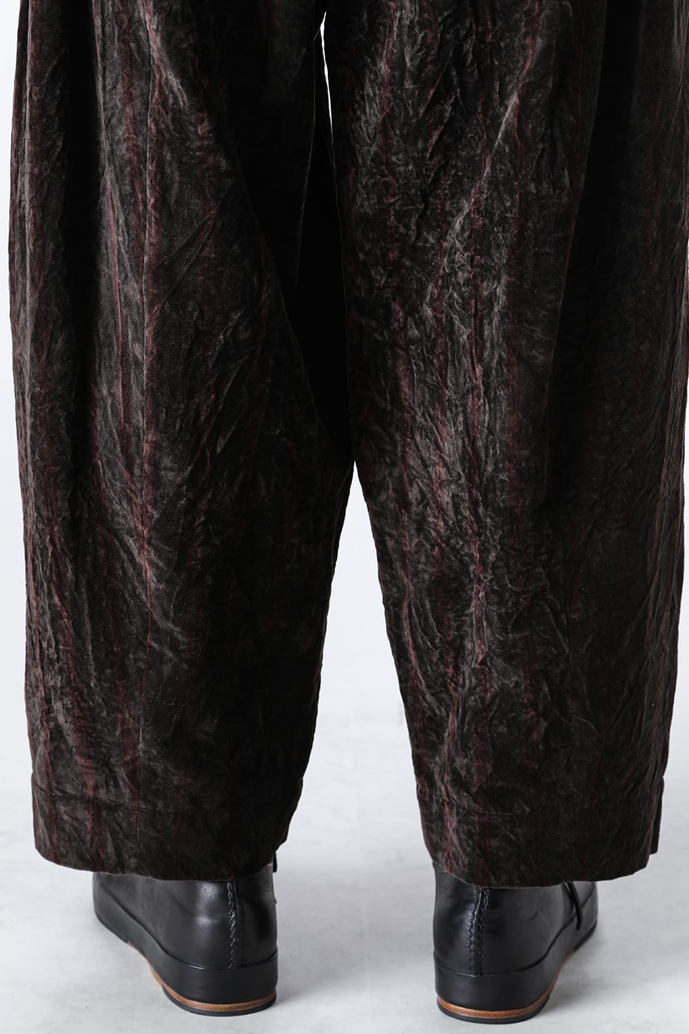 Pleated Drop Crotch Trousers