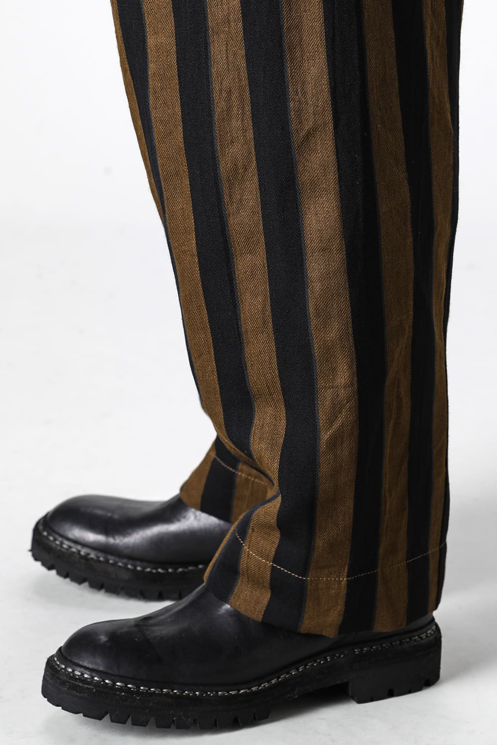 Stripe Half Drawstring Trousers