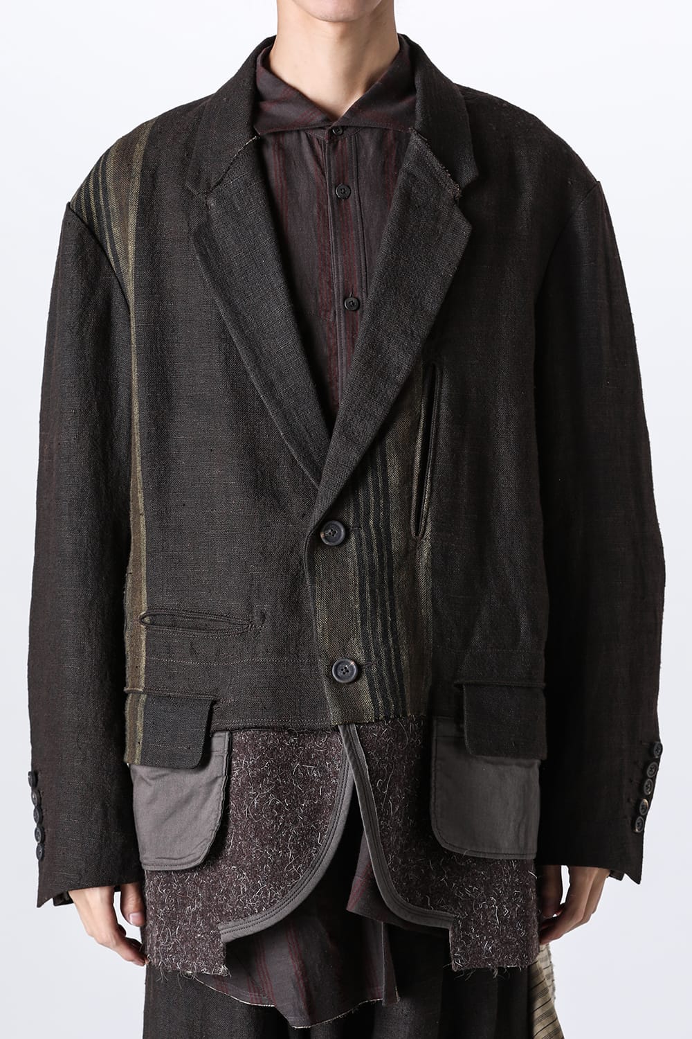 Layered Two Button Blazer