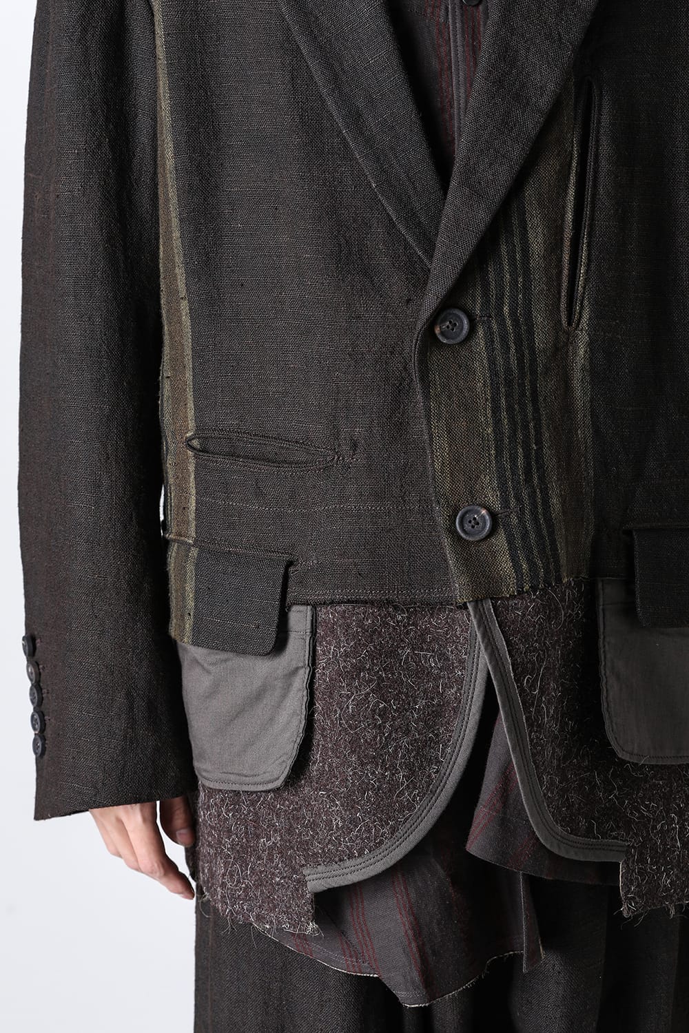 Layered Two Button Blazer