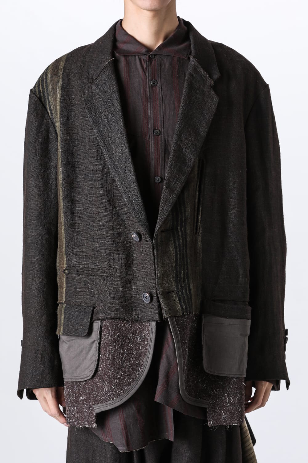 Layered Two Button Blazer