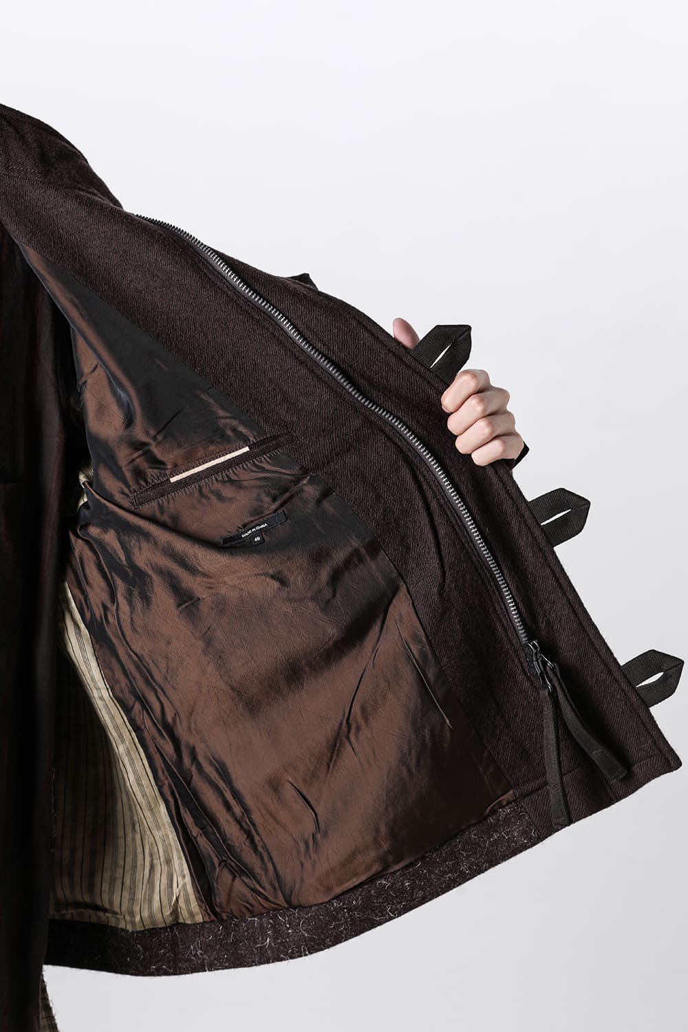 Funnel Neck Short Coat