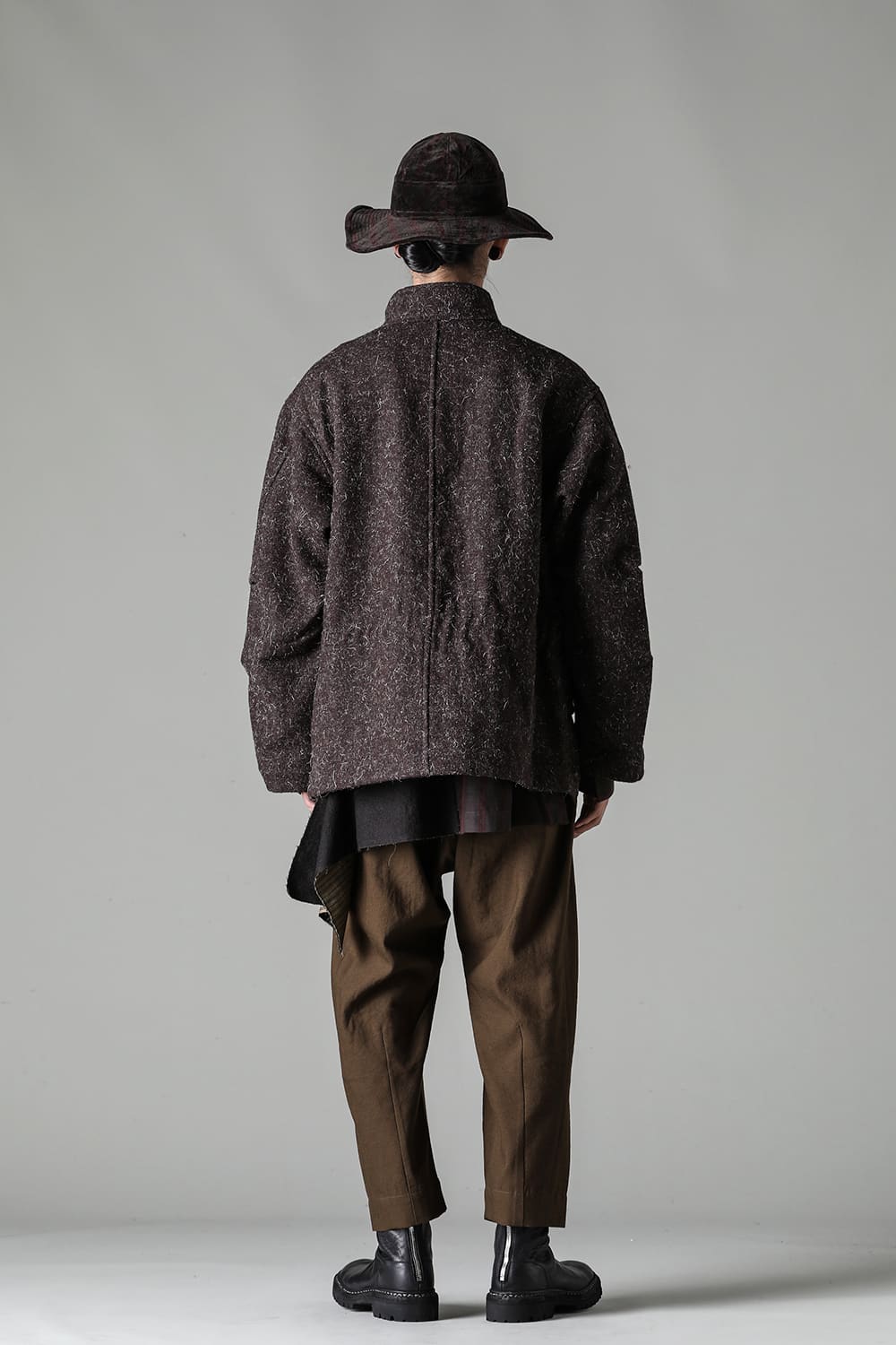 Funnel Neck Short Coat