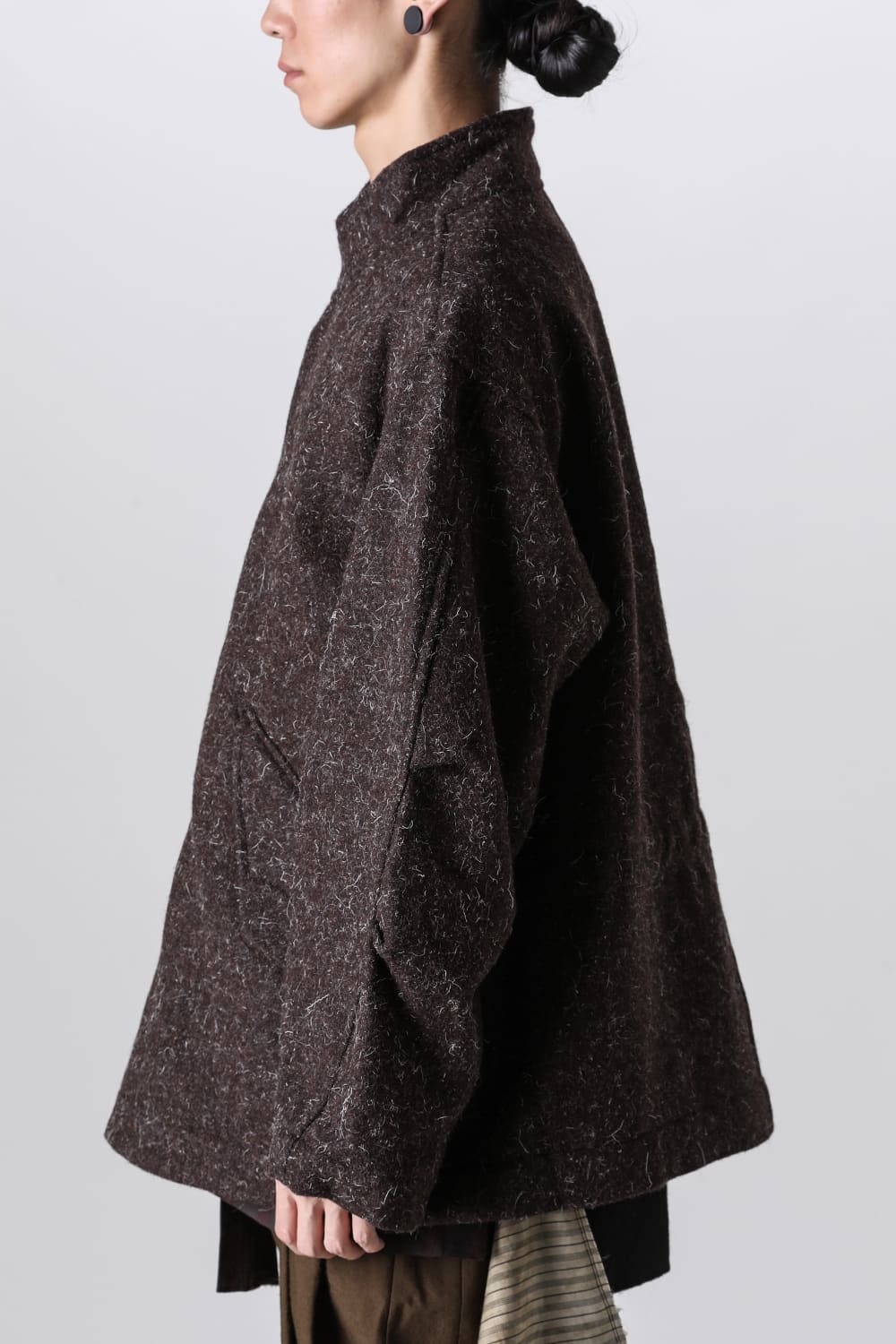 Funnel Neck Short Coat