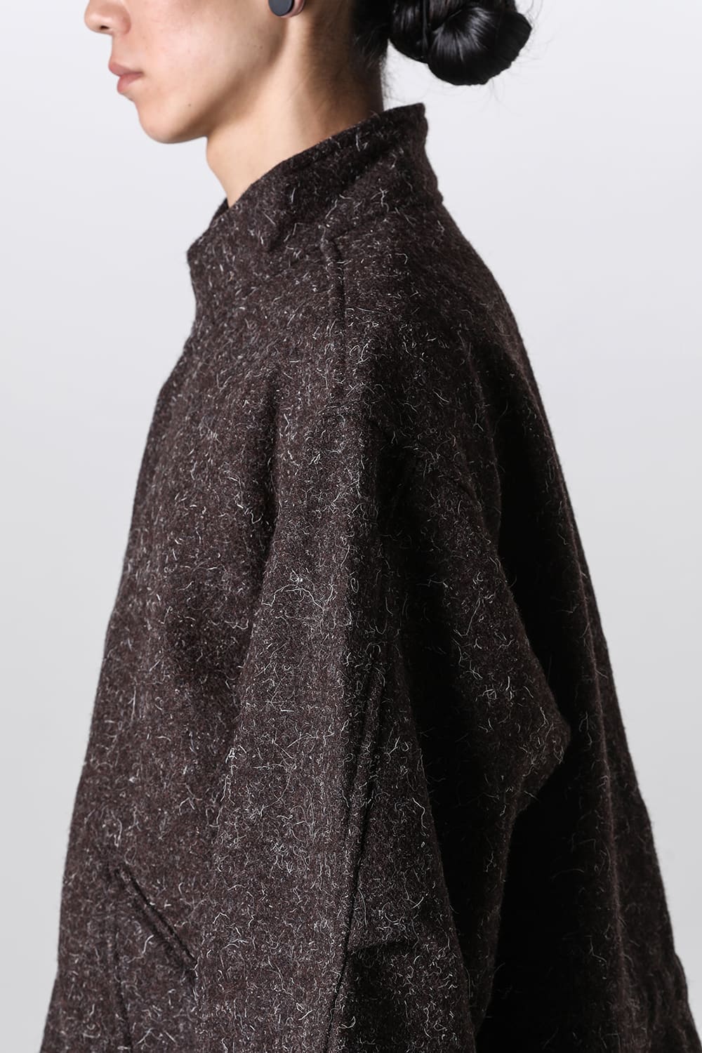 Funnel Neck Short Coat