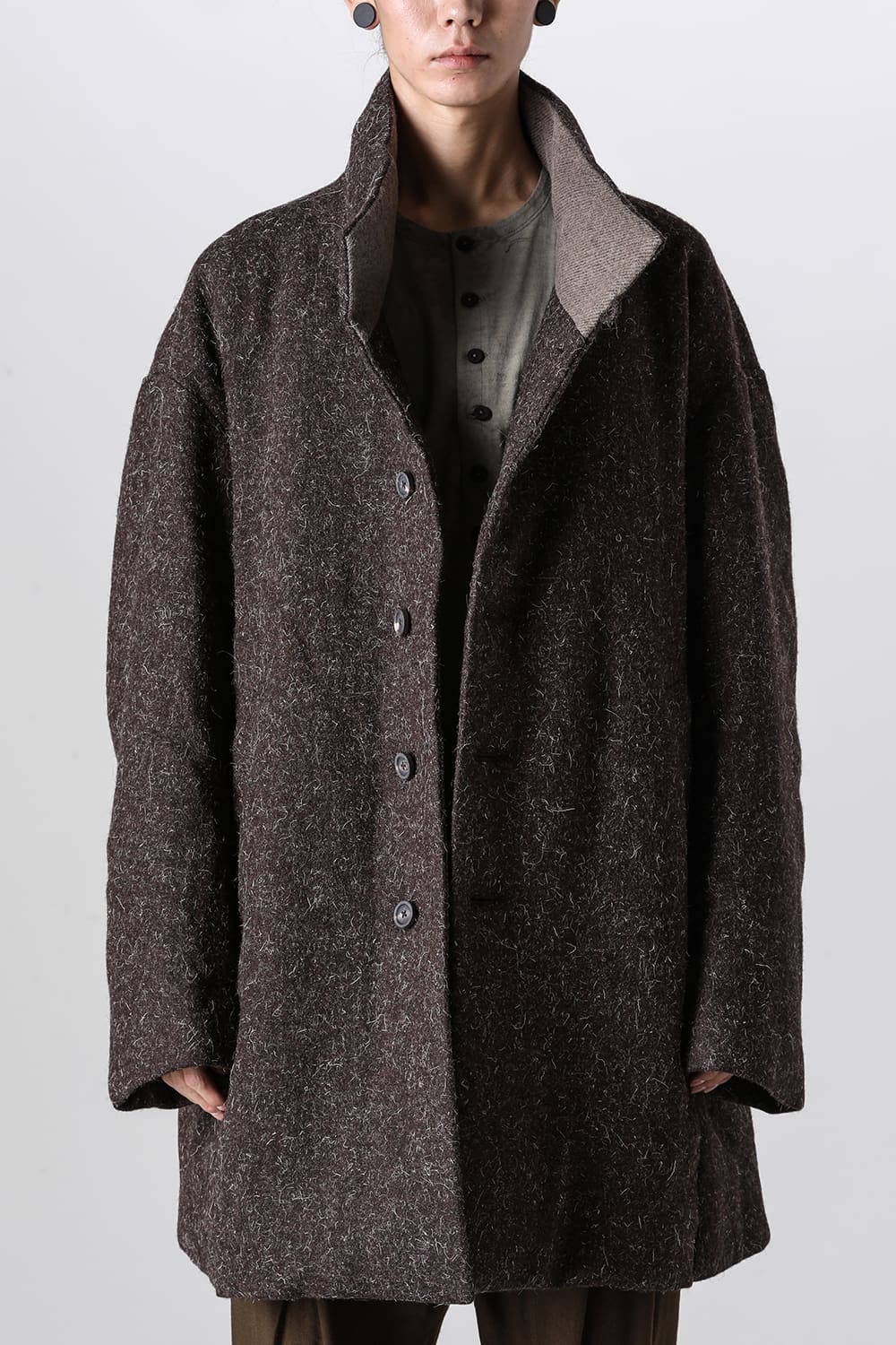 Elongated High Neck Duvet Jacket