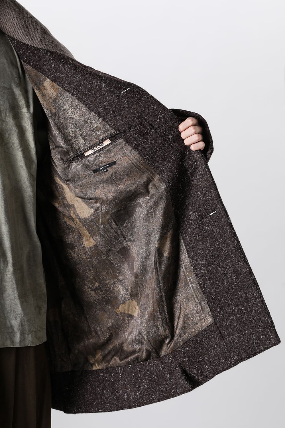 Elongated High Neck Duvet Jacket