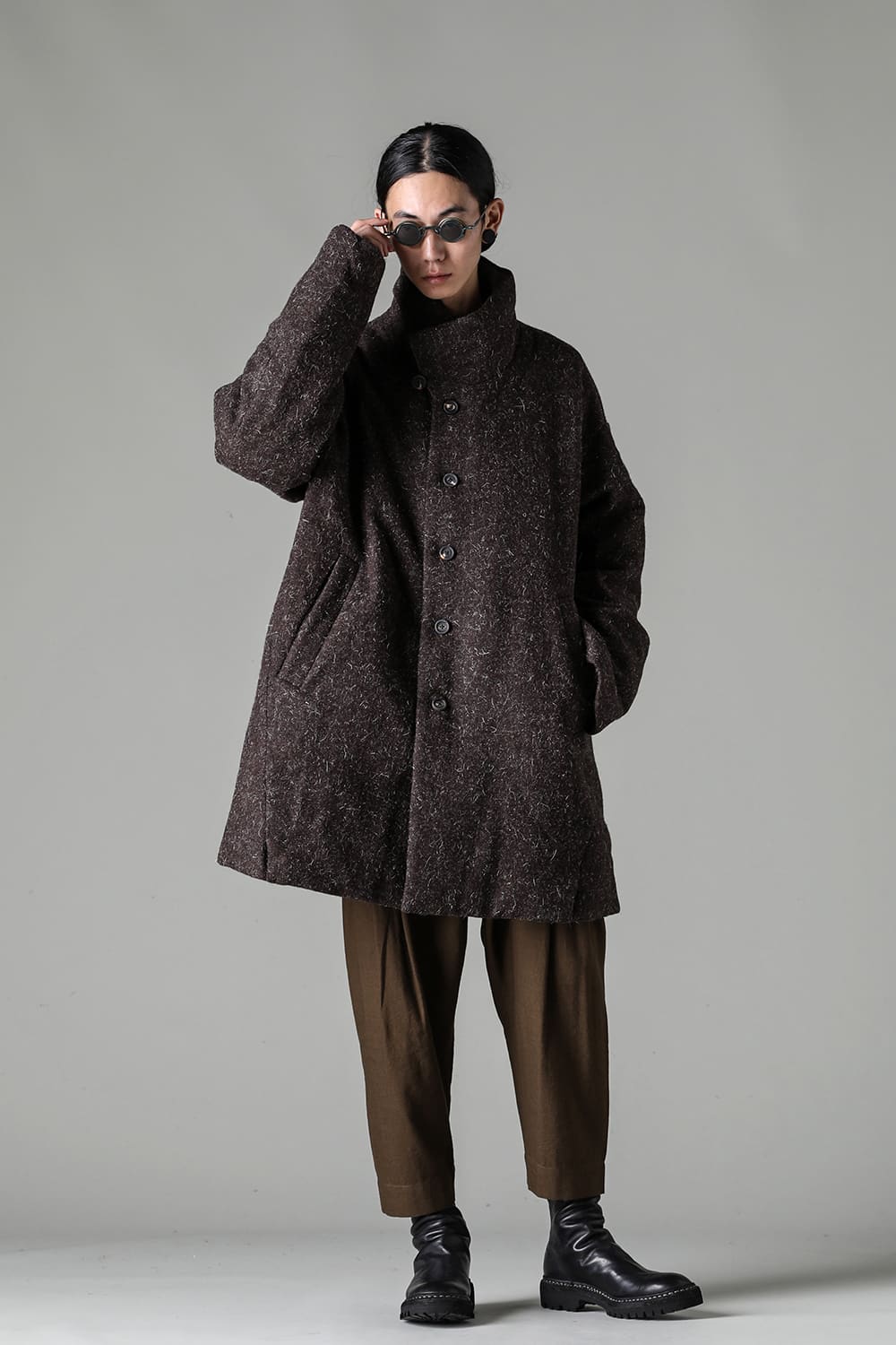 Elongated High Neck Duvet Jacket