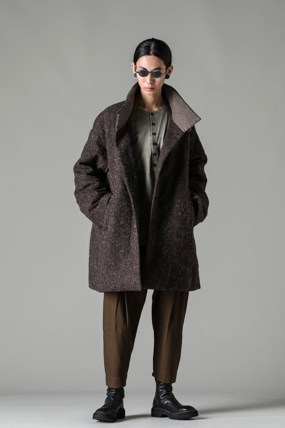 Elongated High Neck Duvet Jacket