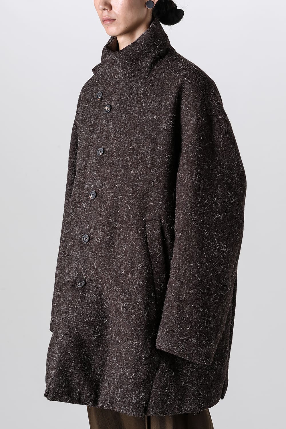 Elongated High Neck Duvet Jacket