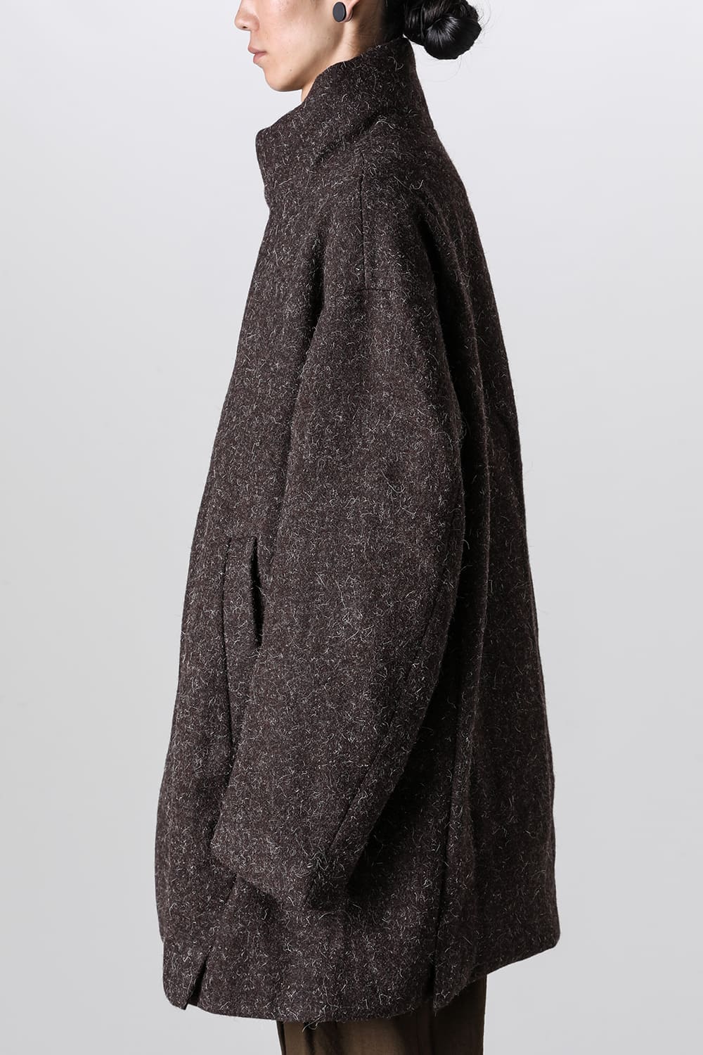Elongated High Neck Duvet Jacket