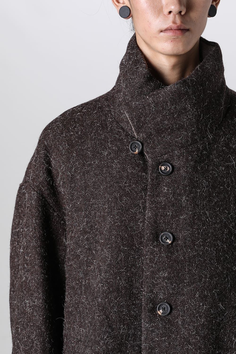 Elongated High Neck Duvet Jacket