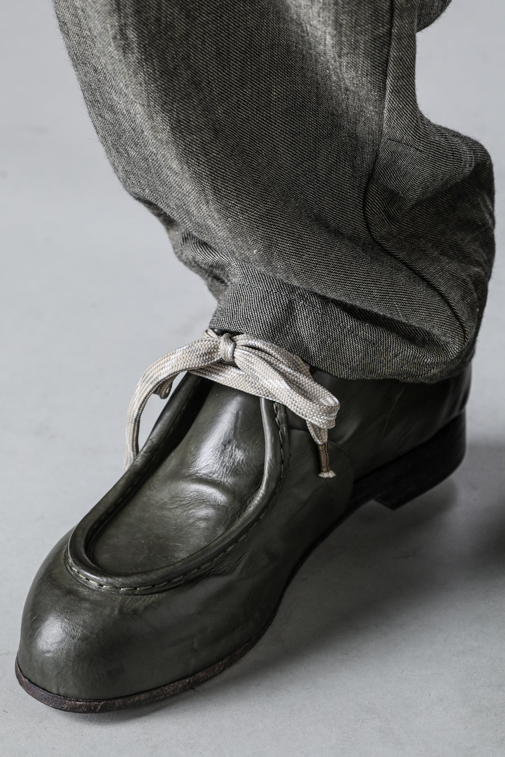 Moccasin Derby Buffalo Leather