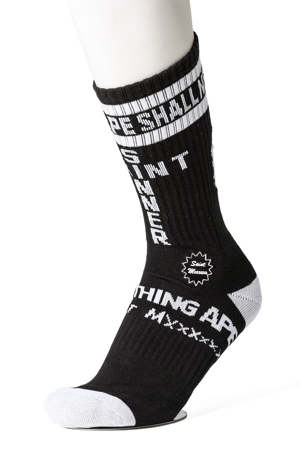 A BATHING APE® × SAINT Mxxxxxx Socks Black