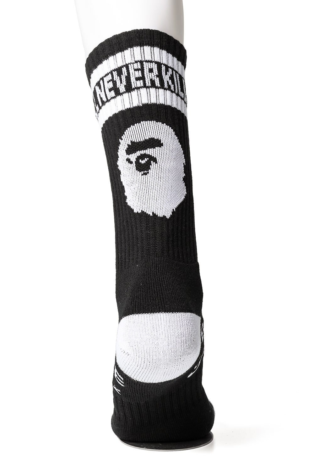 A BATHING APE® × SAINT Mxxxxxx Socks Black