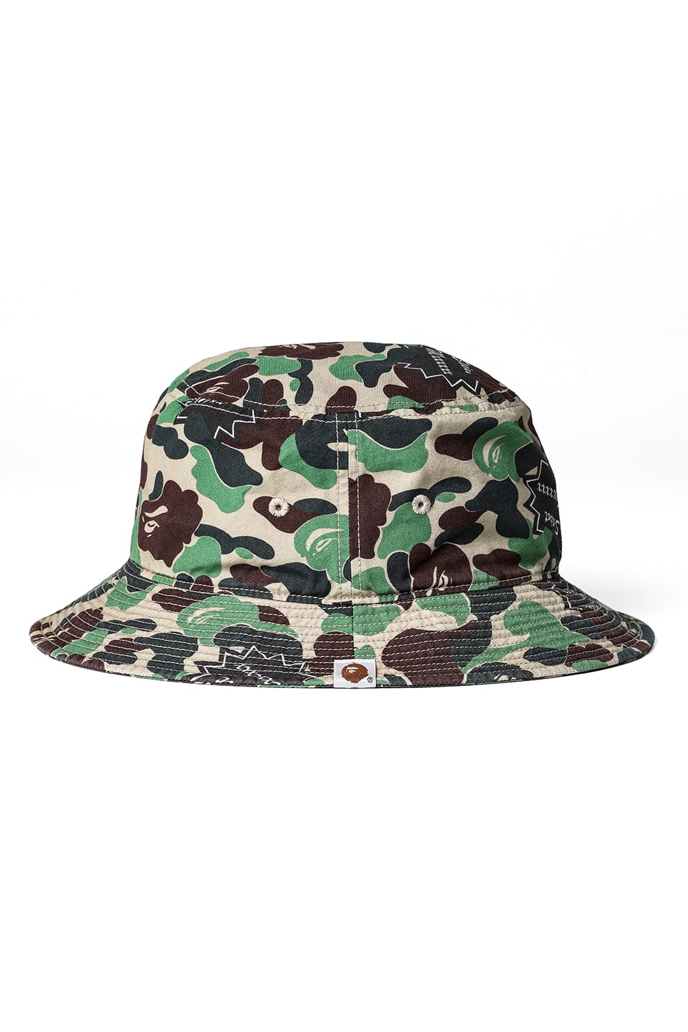 A BATHING APE® × SAINT Mxxxxxx Bucket Hat