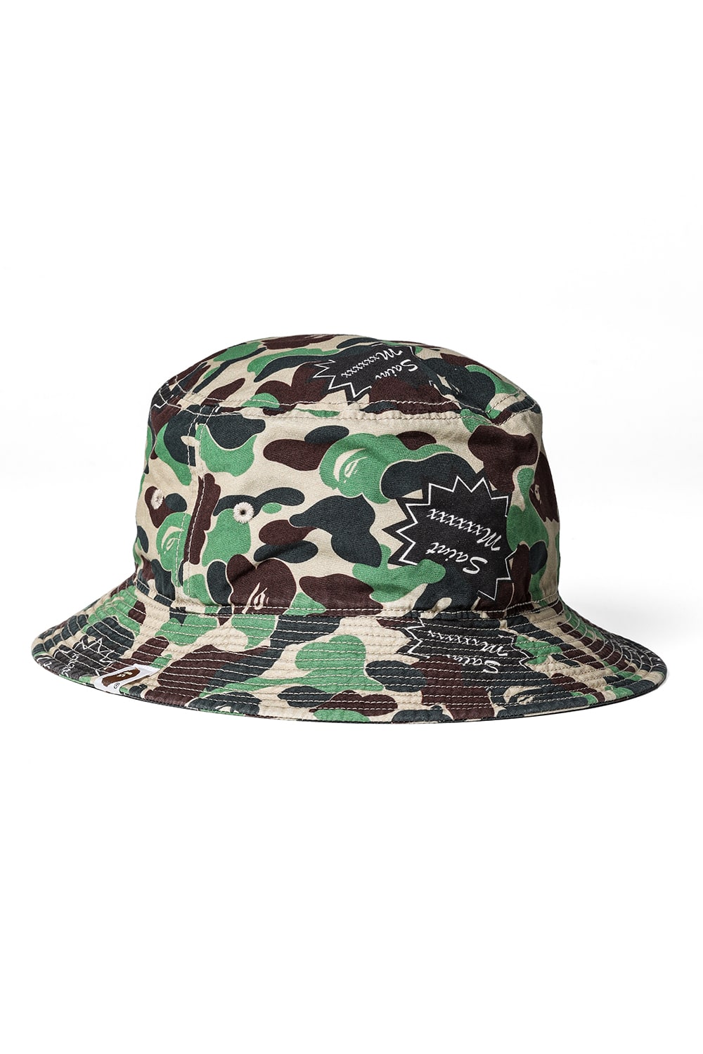 A BATHING APE® × SAINT Mxxxxxx Bucket Hat