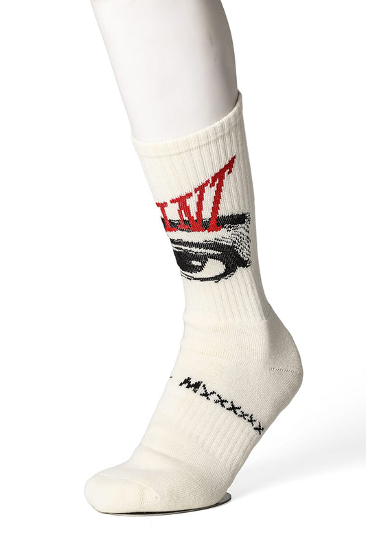 Eye Socks Ecru