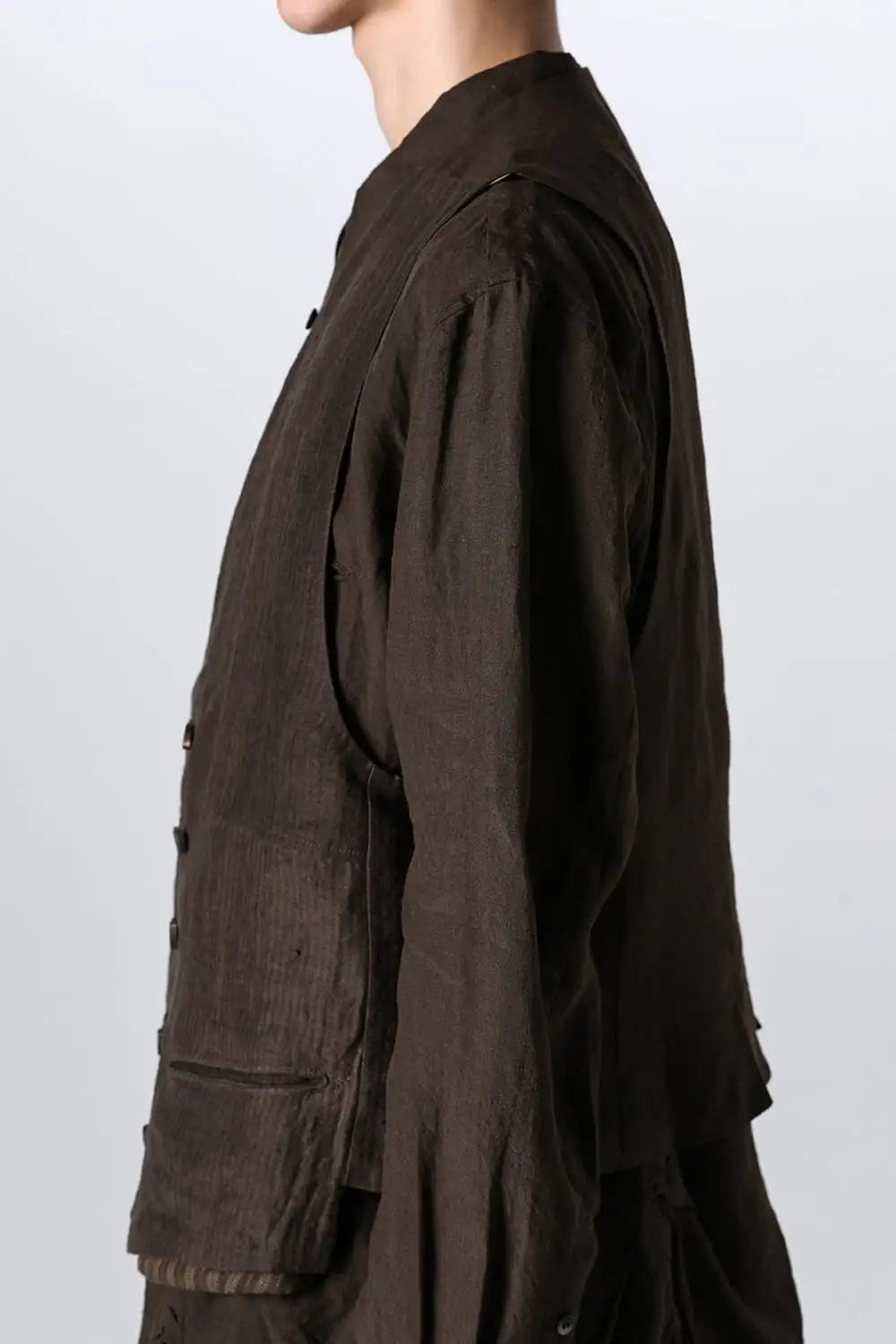 PatchWork Double Breasted Waist Coat