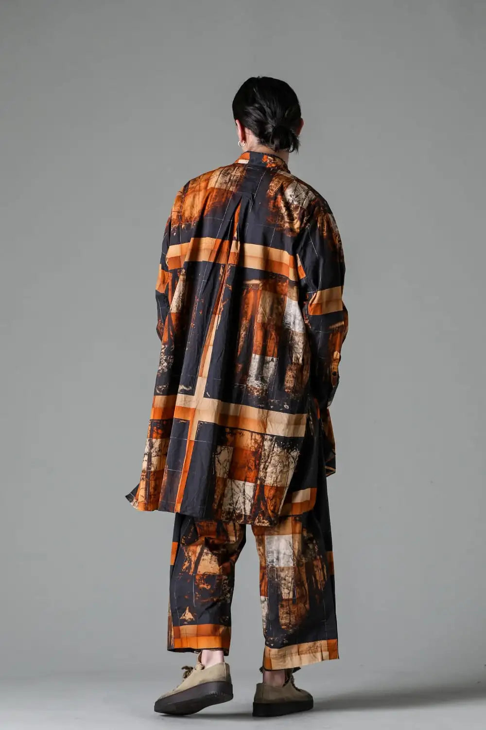 Yasu Forest Print Extra Long and wide Shirts/Coat