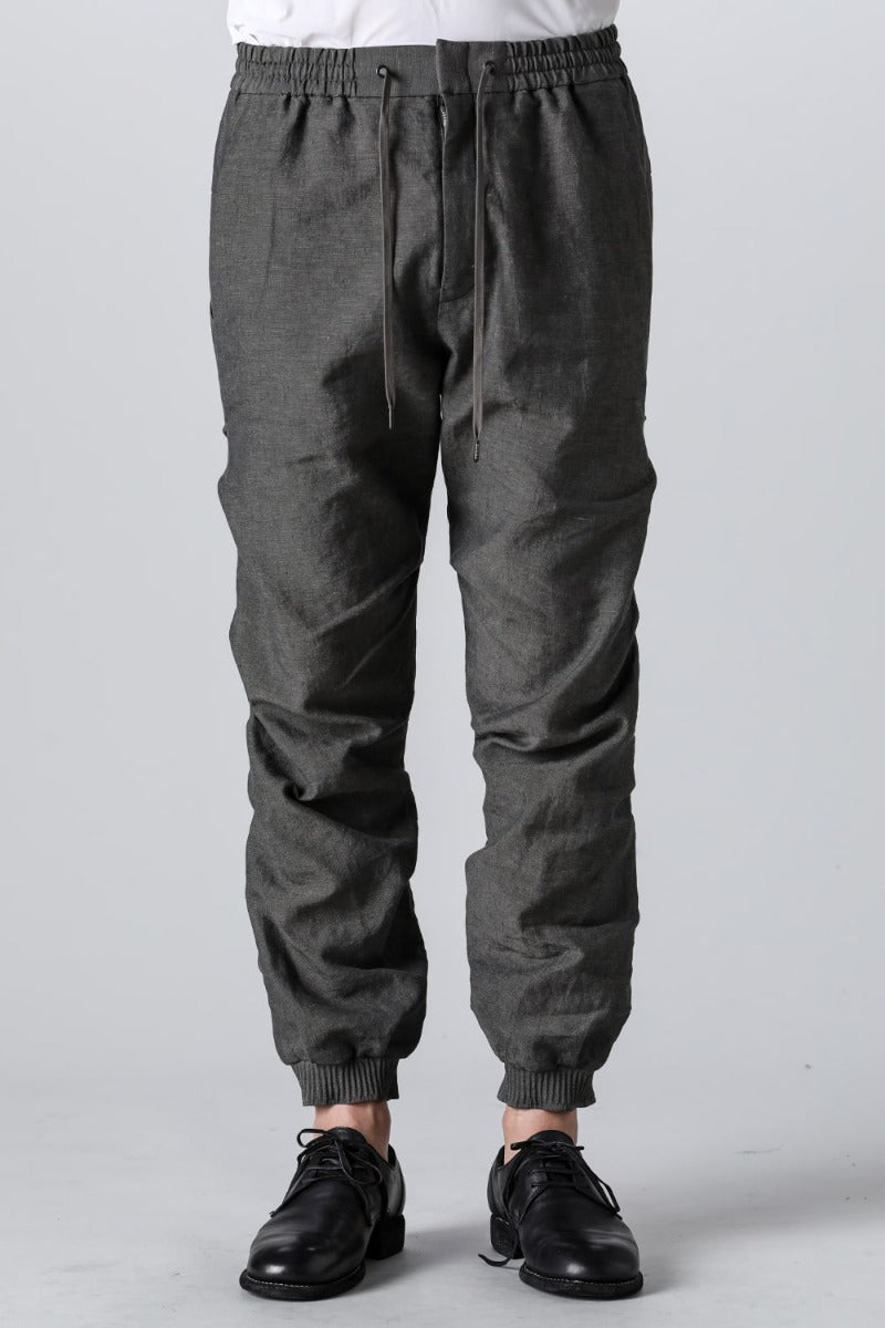 Jogger pants Linen Steel Gray