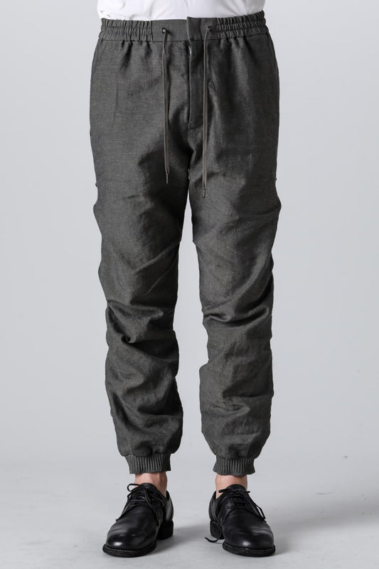 Jogger pants Linen Steel Gray