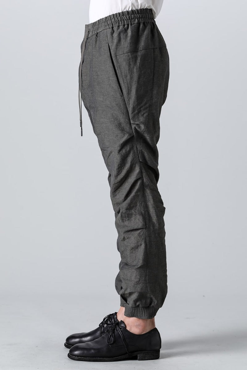 Jogger pants Linen Steel Gray