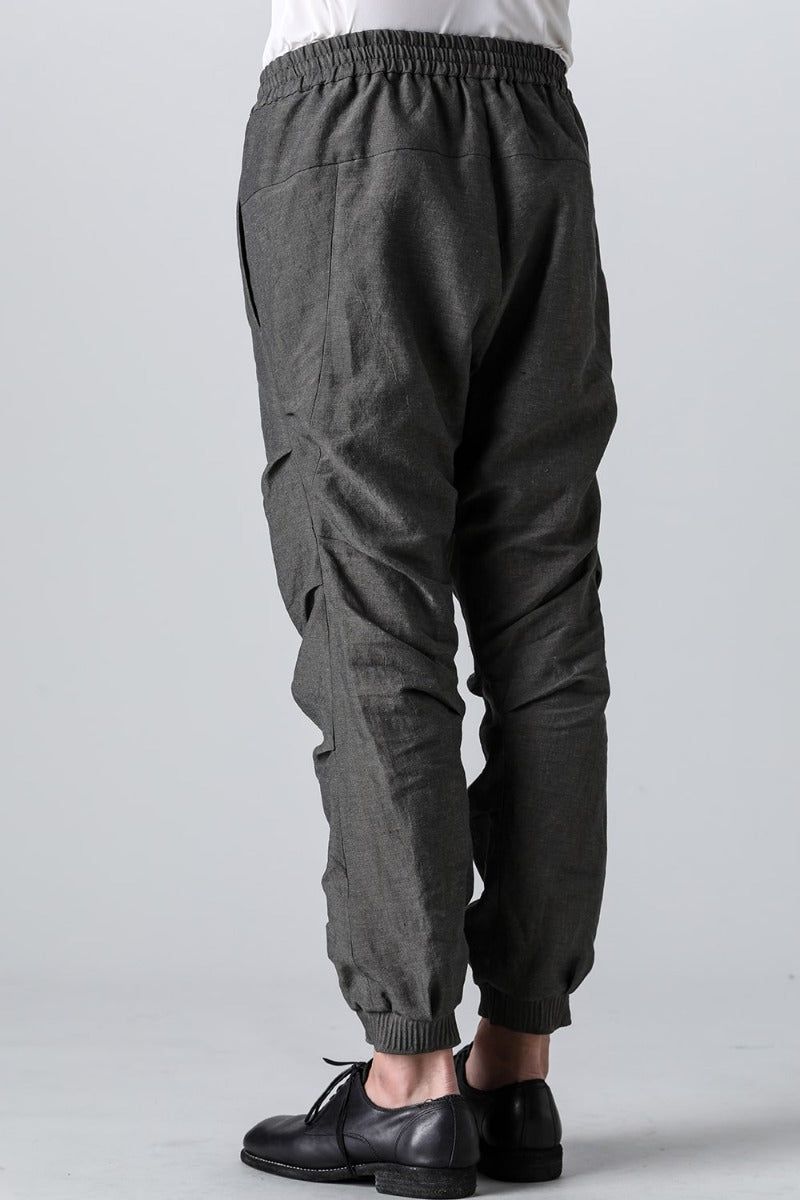 Jogger pants Linen Steel Gray
