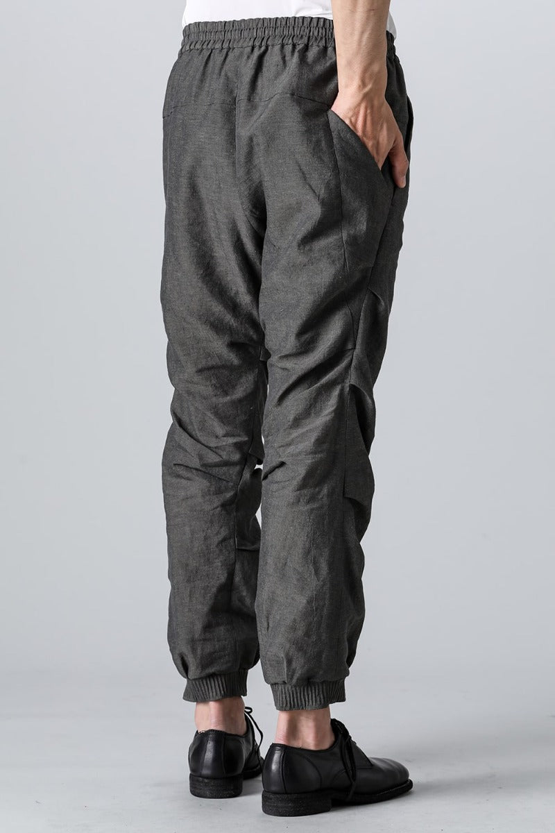 Jogger pants Linen Steel Gray