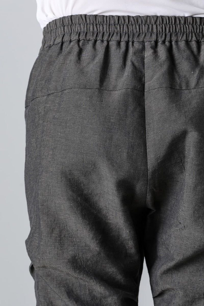 Jogger pants Linen Steel Gray