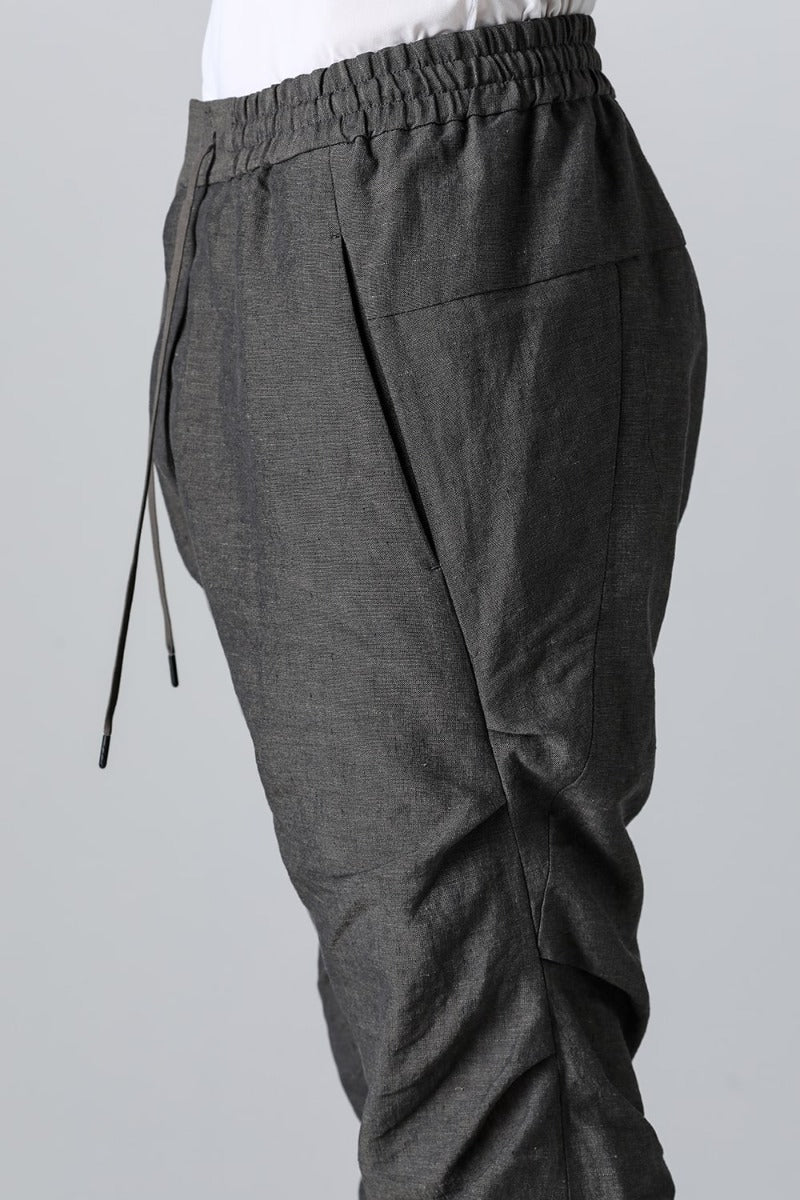 Jogger pants Linen Steel Gray