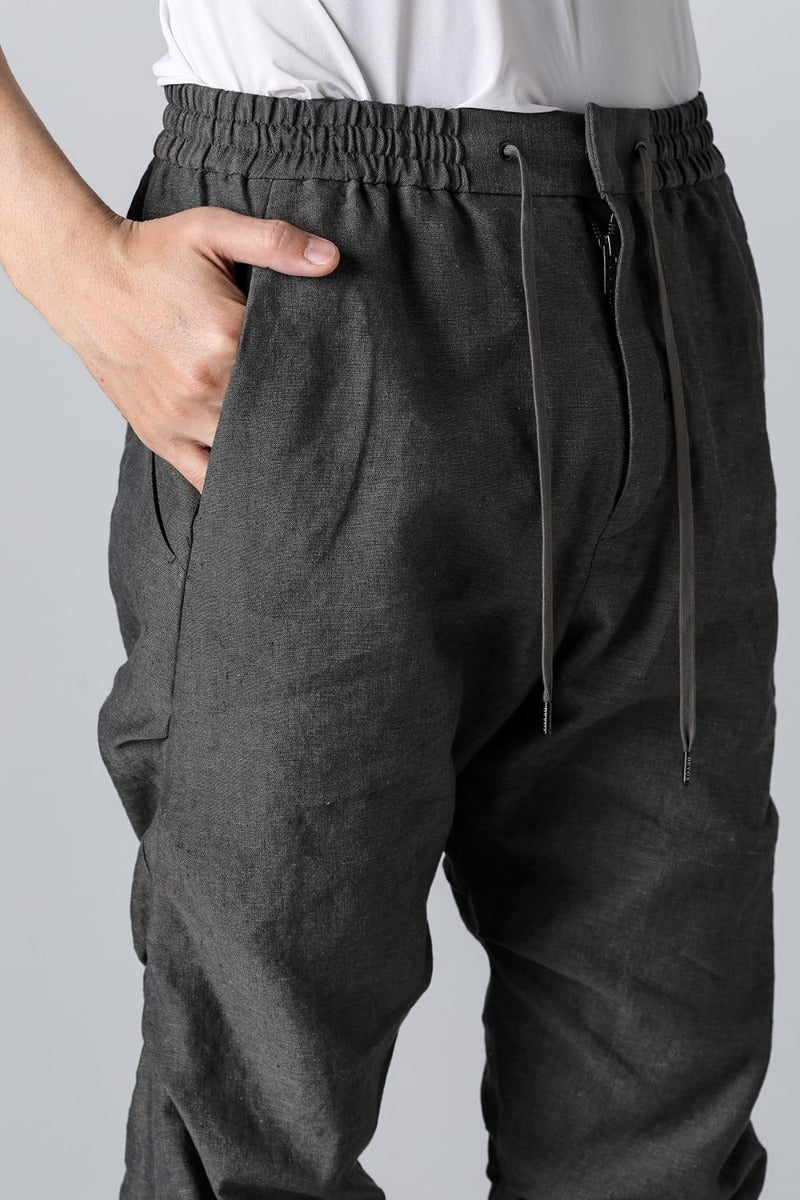 Jogger pants Linen Steel Gray