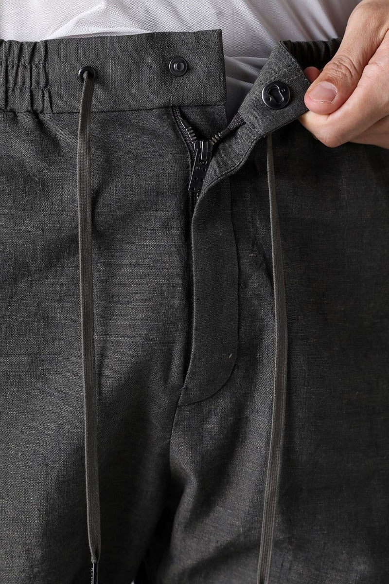 Jogger pants Linen Steel Gray