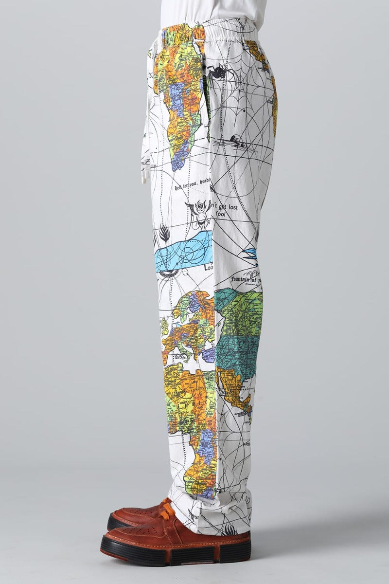 セントマイケル × ドクター・ウー WORLD MAP パジャマパンツ