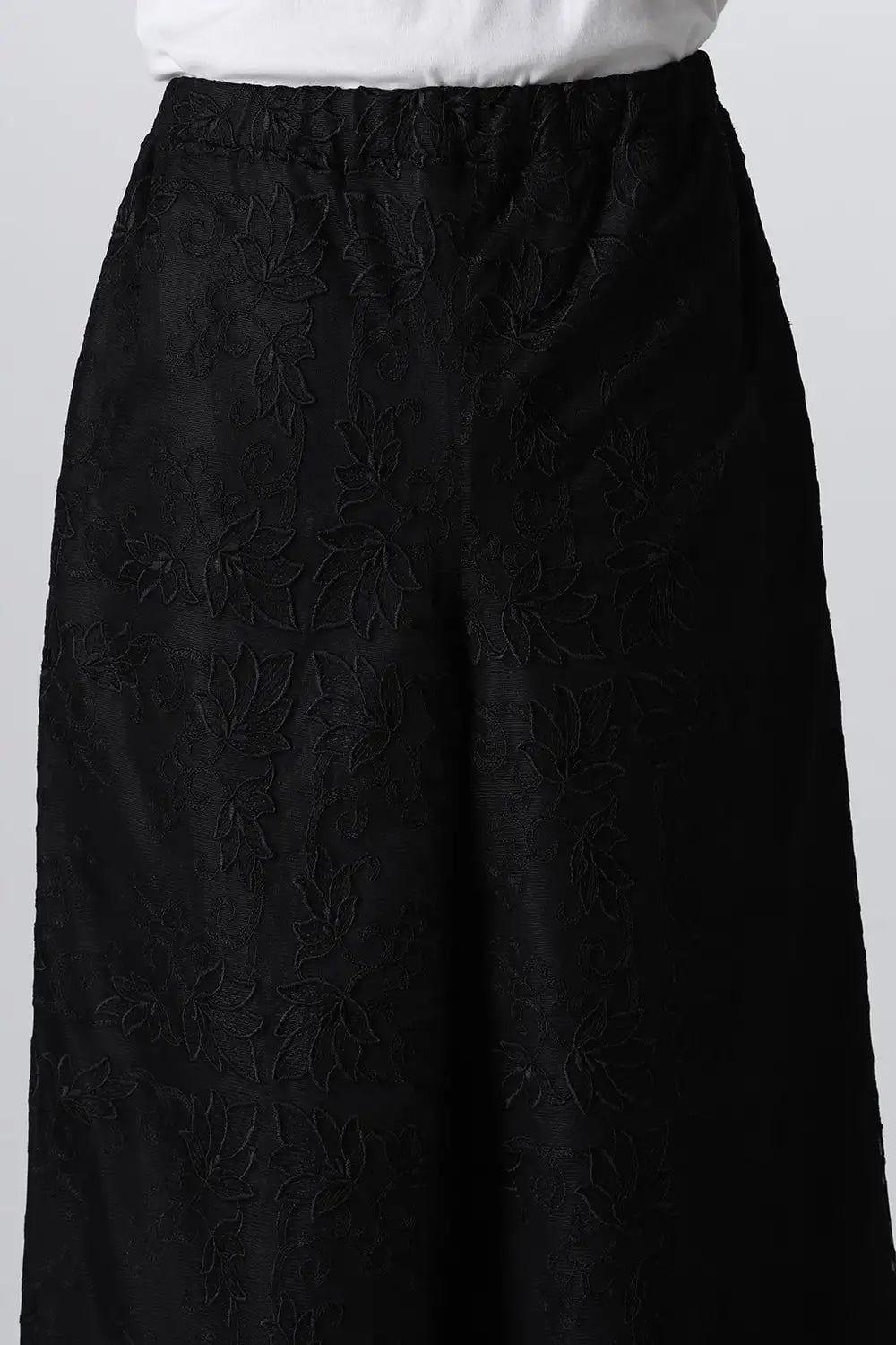 Lace Layered Wide Pants