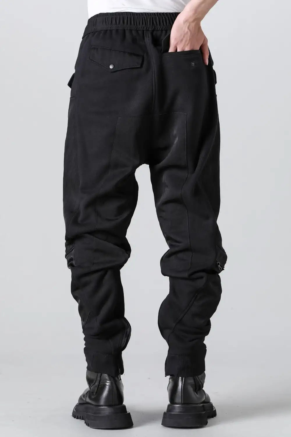 Cotton Sweat Long Zip Pants