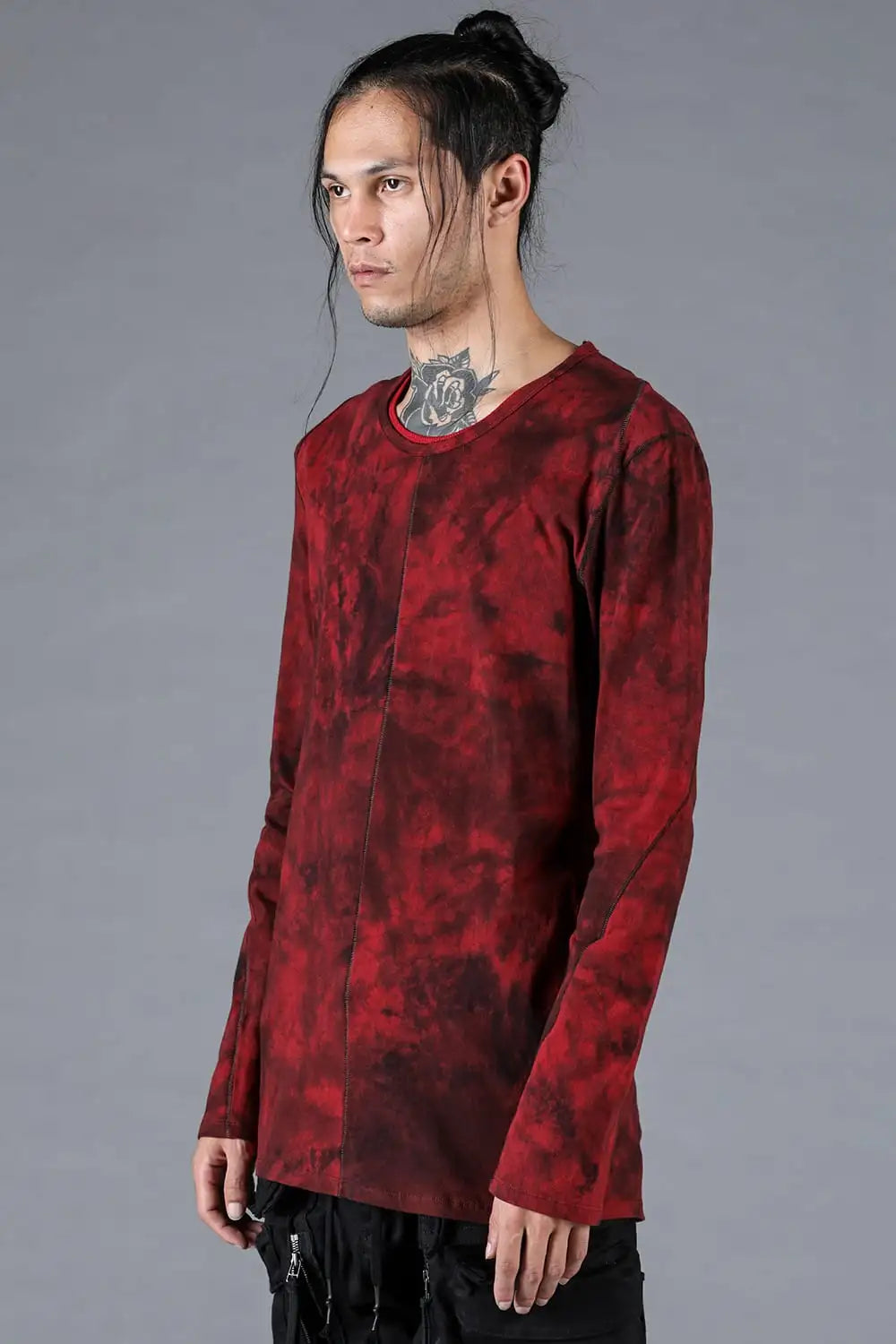 30/- Soft Cotton Jersey Long Sleeve T-Shirt Red